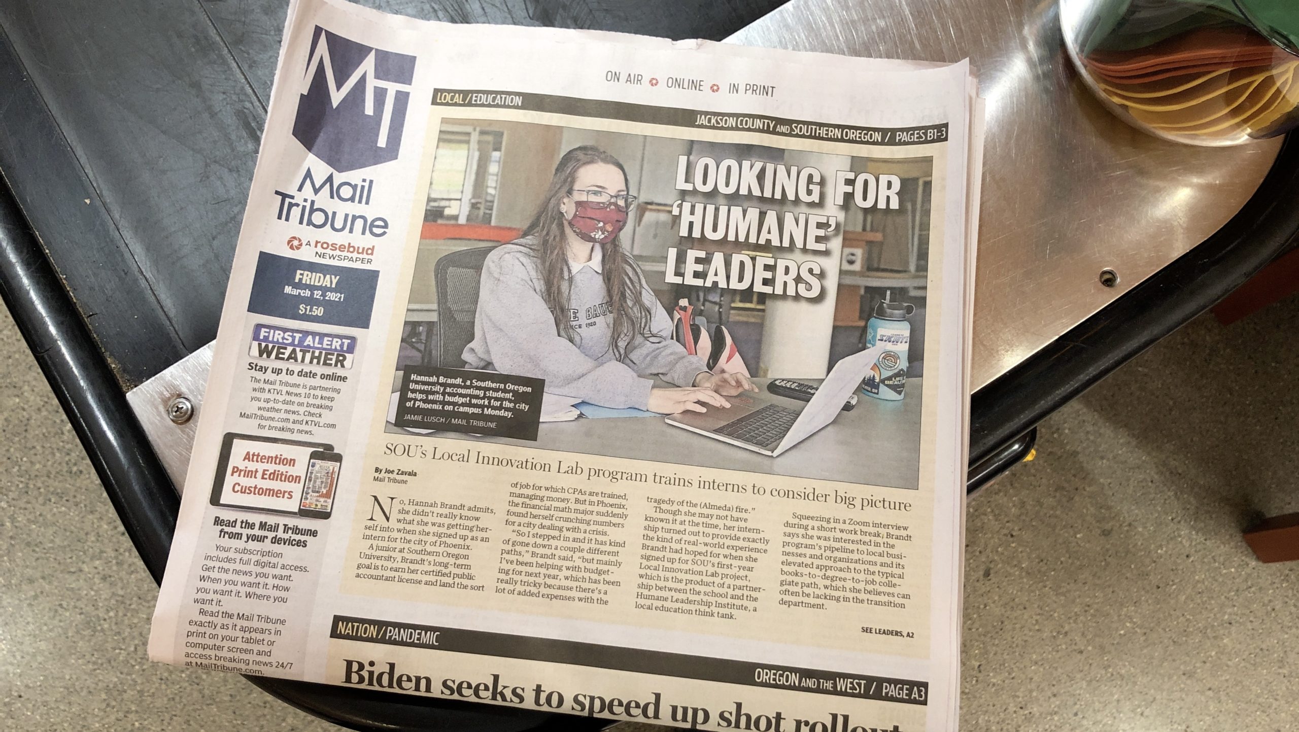 Front Page News!